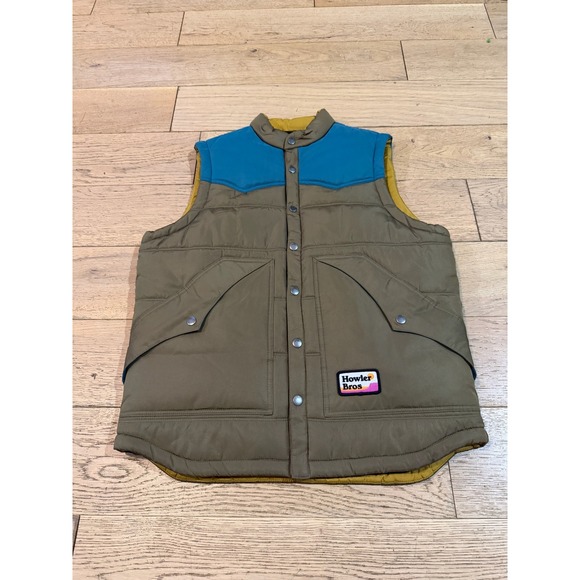 Howler Brothers Other - Howler Brothers Rounder Vest Capers/Dark Teal Western Style Puffer Mens Medium